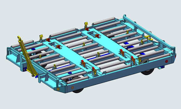 Model 15F3580 Cargo-Pallet Trailer