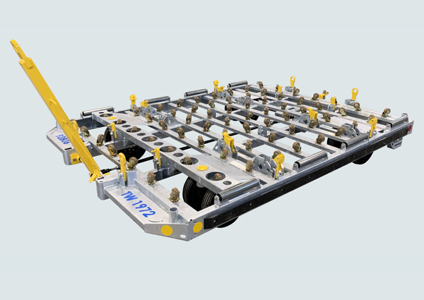 Model 15F3650 Caster Bed Pallet Trailer